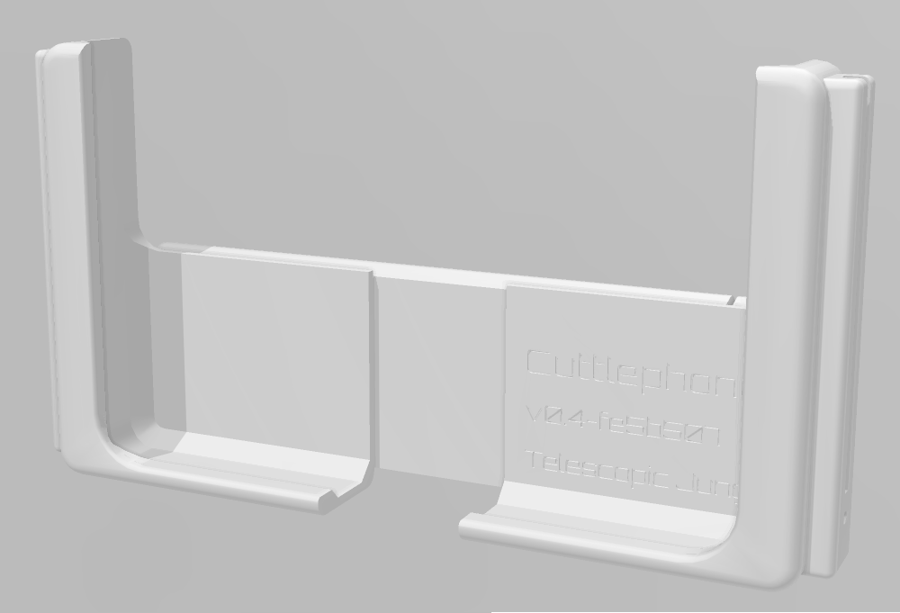 universal clamp with rails